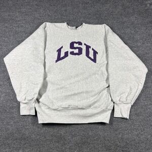 Vintage B-Dunk Sweatshirt Men's XL LSU Tigers Sportswear Champion Reverse Weave